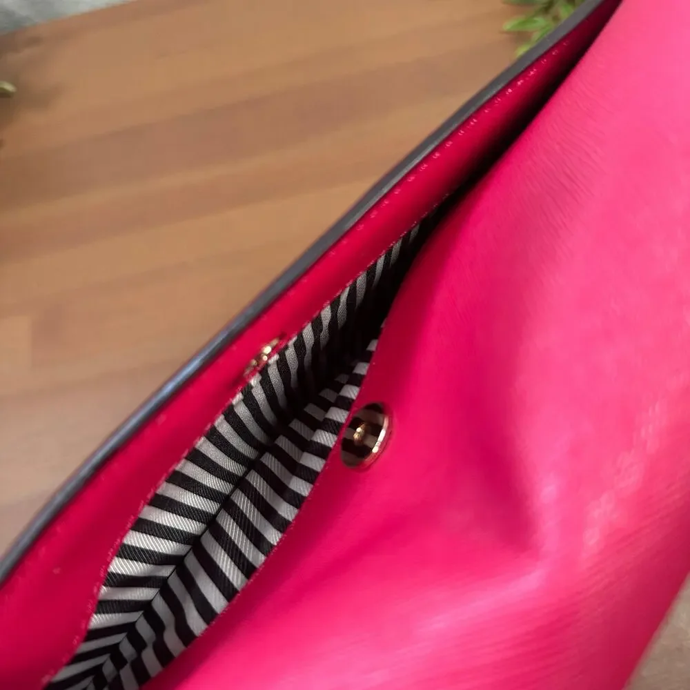 Kate Spade Women's Cameron Street Sophie Leather Shoulder Bag Hot Pink